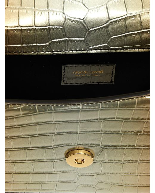 Roberto Cavalli Metallic 'Roar' Medium Handbag