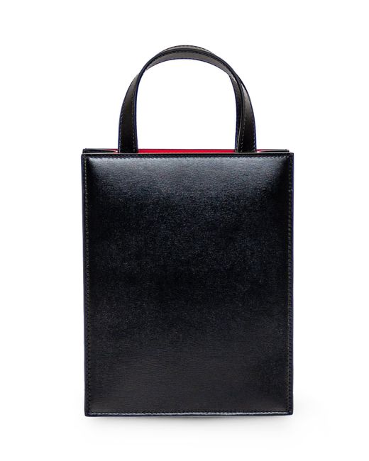 Ferragamo Black Gancini Mini Tote Bag