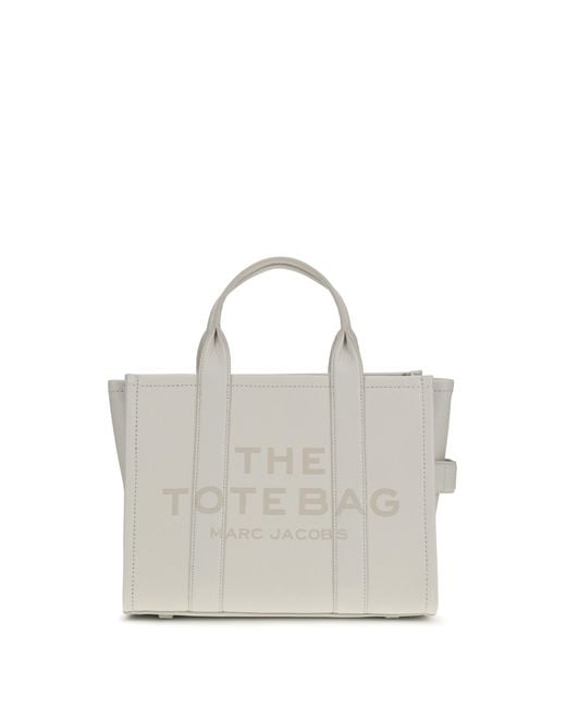 Marc Jacobs Natural Medium Tote Handbag Calf Leather Handbags
