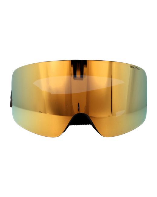 Tom Ford Yellow Ft1124 05C Injected Sunglasses