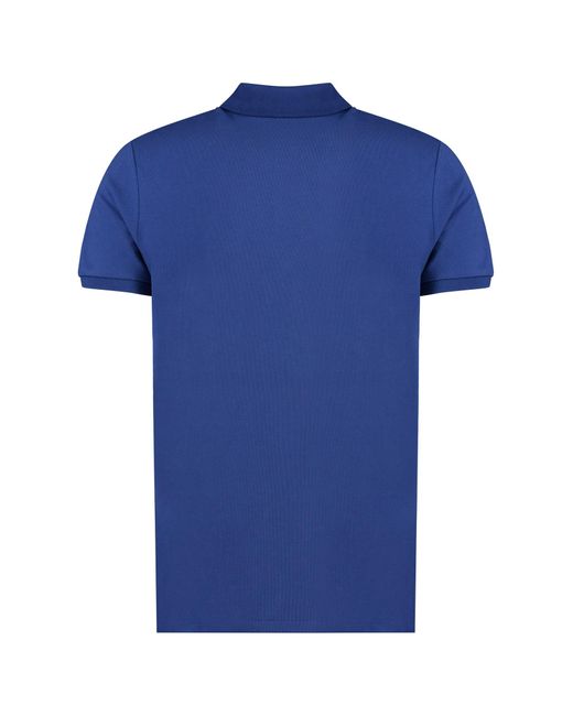Polo Ralph Lauren Blue Cotton Piqué Polo Shirt for men