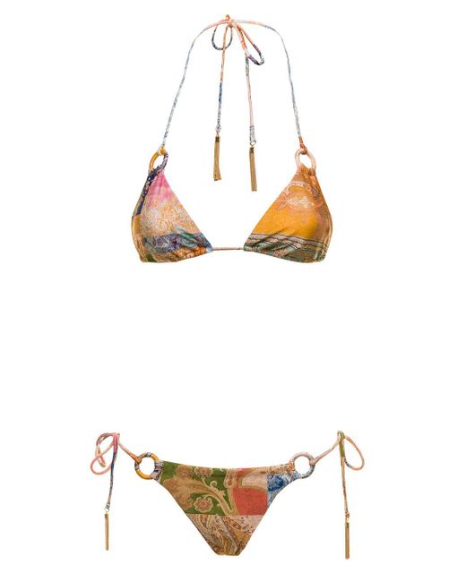 Zimmermann Synthetic Woman's Anneke Bikini With Rings Detail Save 19
