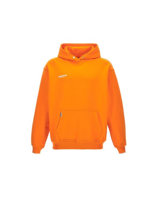 Represent Orange Owners Club Hoodie Fleece for men