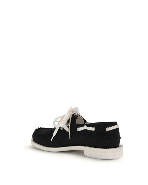 DSquared² White Boat Shoes for men