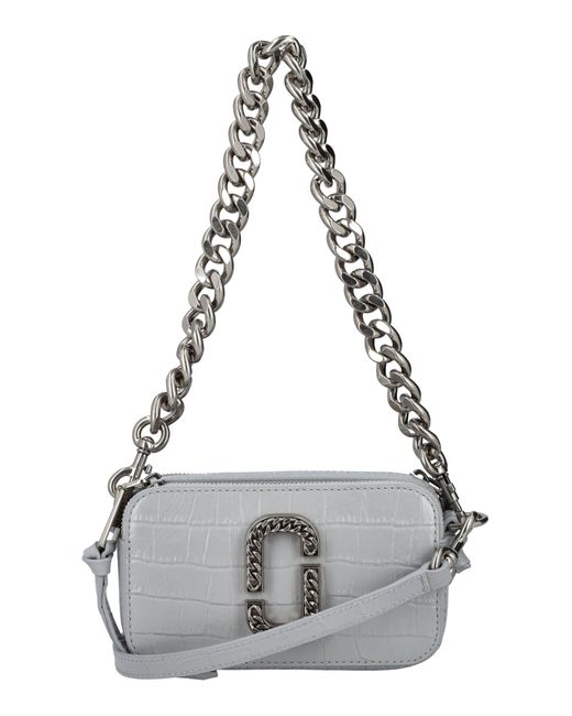 Marc Jacobs Leather Croc Embossed Snapshot Lyst