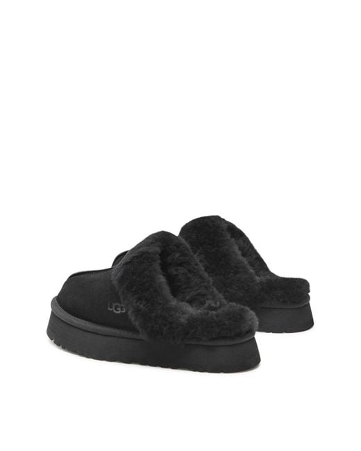 Ugg Black Disquette Slippers Shoes Flats