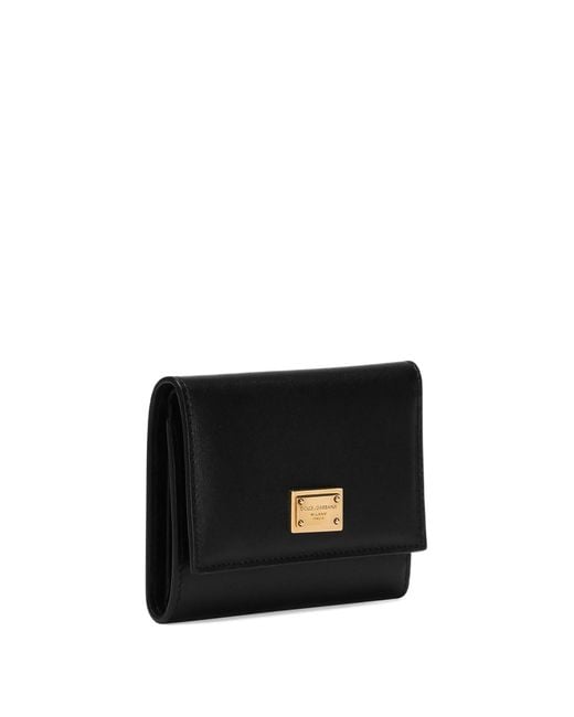 Dolce & Gabbana Black Calfskin Wallet