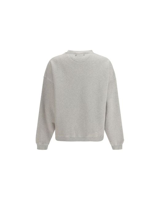 Golden Goose Deluxe Brand Gray Cotton Sweatshirt