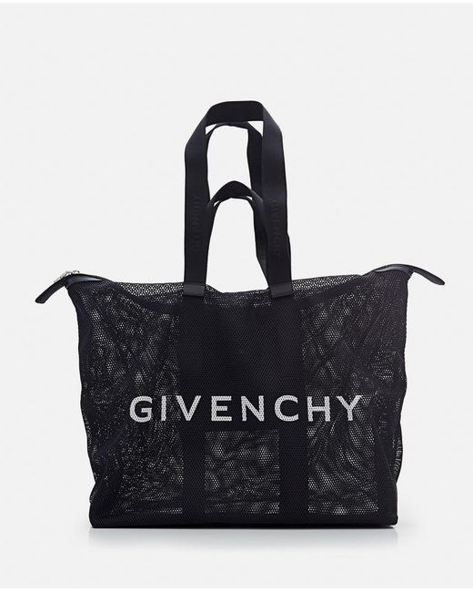 Givenchy Black Plage G Shopper Zipped Xl Tote for men