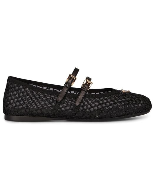 Prada Black Polyamide Ballerinas