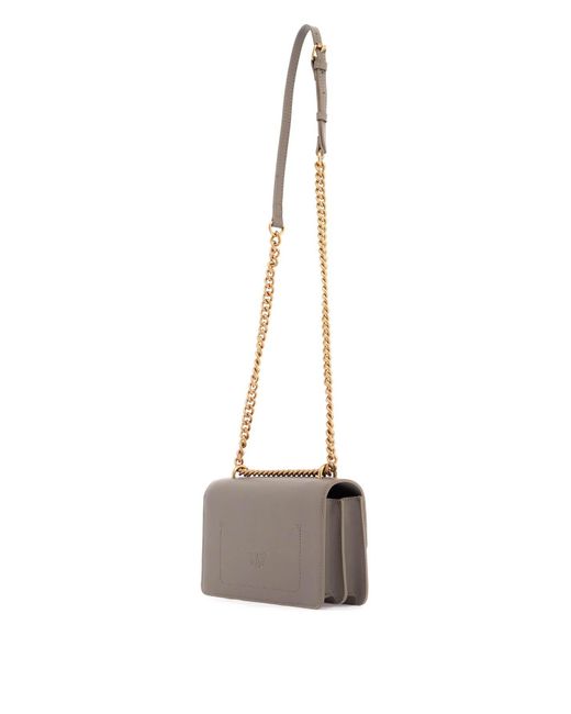 Pinko Brown Shoulder Mini Love Bag