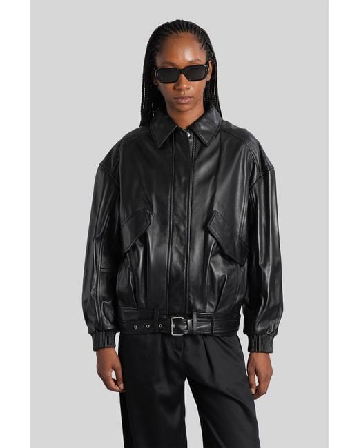 IRO Black Manka Biker Jacket