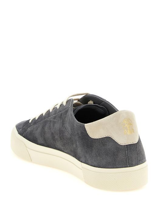 Brunello Cucinelli White Calfskin Sneakers for men