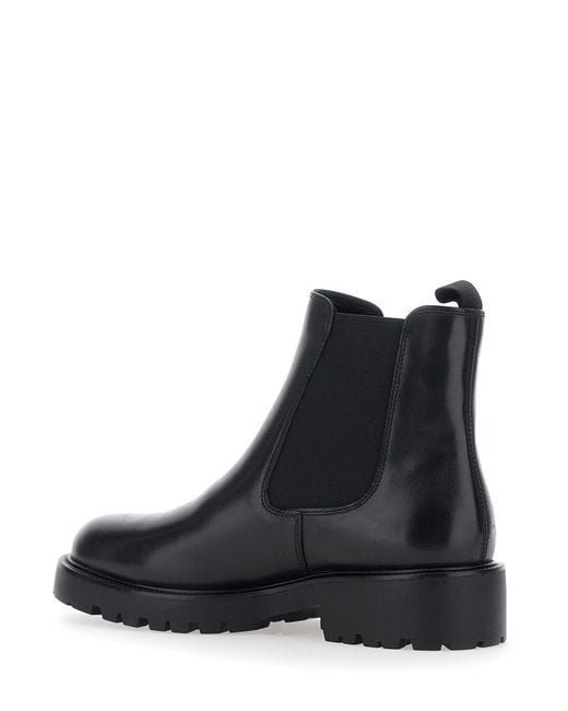Vagabond Black Leather Boots Kenova Bovine