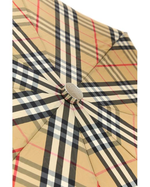 Burberry Metallic Printed Nylon Umbrella