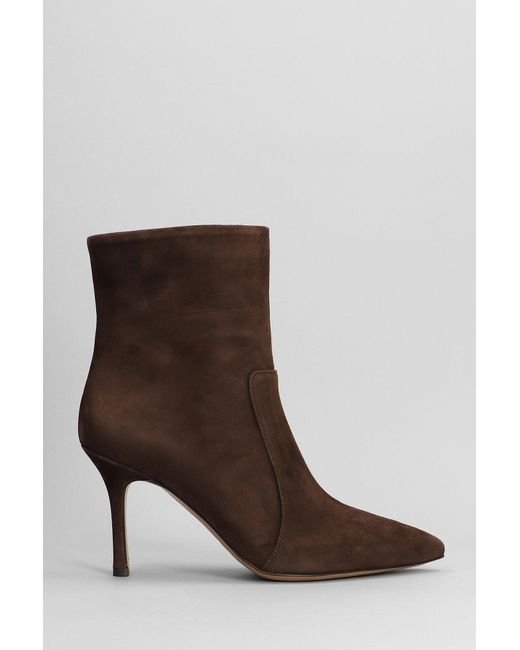 The Seller Brown High Heels Ankle Boots
