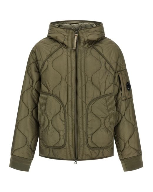 C P Company Green Light Down Jacket for men