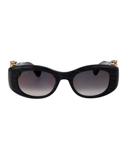 Cartier Black Ct0472s Sunglasses