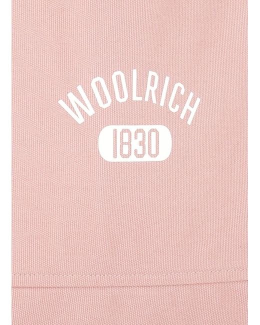 Woolrich Pink Shopper Tote Bag for men