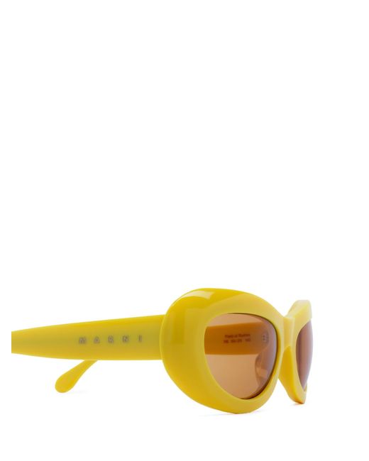Marni Metallic Field Of Rushes Sunglasses