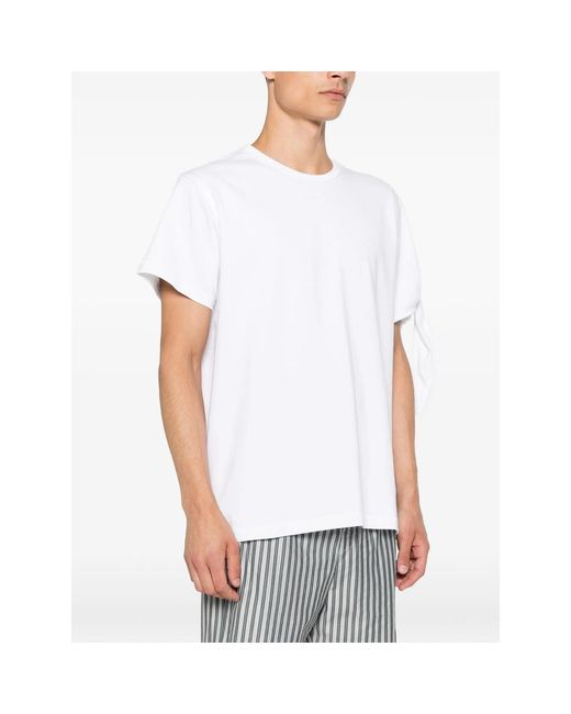 J.W. Anderson White Jw Anderson T-Shirts & Vests for men