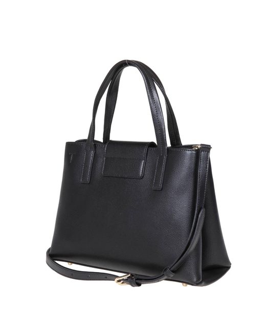 Furla Black Leather Bag To Be Carried