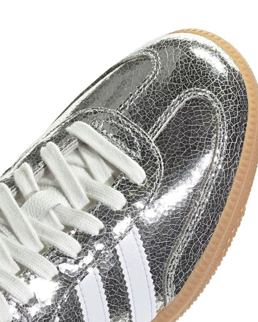 Adidas White Sneakers Samba Og Metallic Metallic/Footwear/Core Trainers