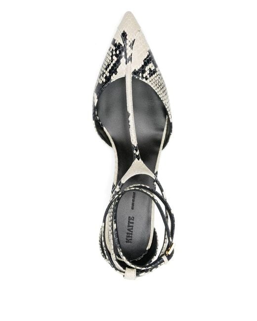 Khaite White Pumps Mia Calfskin