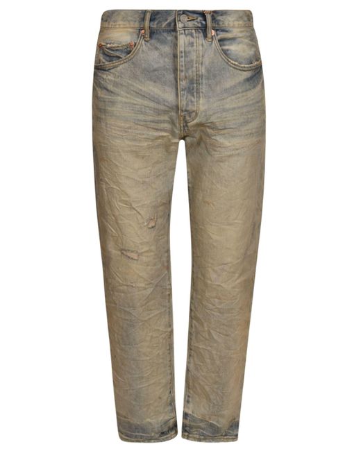 Purple Brand Distressed Old Jeans in Gray for Men | Lyst