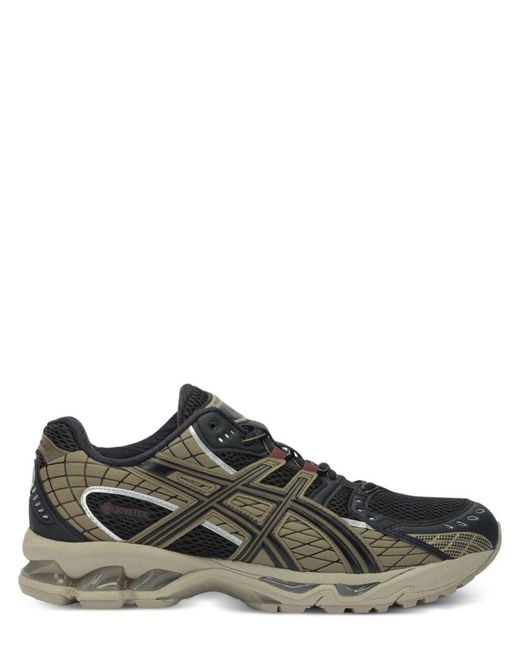 Asics Green Sneakers Gel Nimbus 10.1 Gtx Synthetic Leather Trainers
