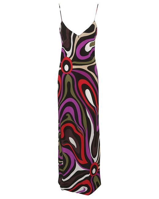 Emilio Pucci Purple Long Dress