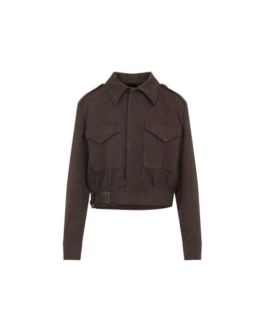 Ralph Lauren Brown Maddison Bomber Jacket