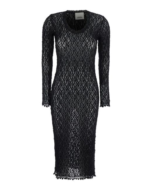 Isabel Marant Black Long Dress Belsane-Gb