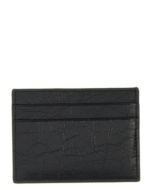 Balenciaga Black 'Cash' Card Holder for men