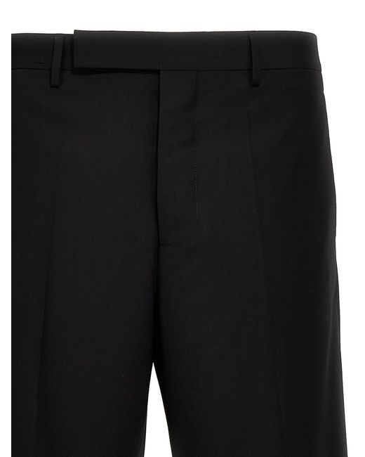 Rick Owens Black Tailored Dietrich Pants for men