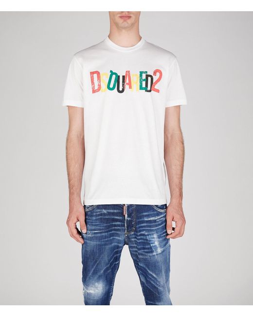 DSquared² White T-Shirts for men