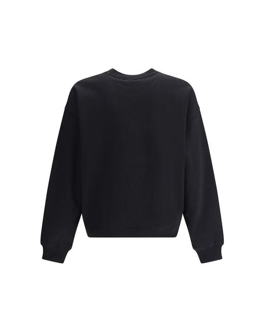 Axel Arigato Blue Cotton Sweatshirt With Logo for men