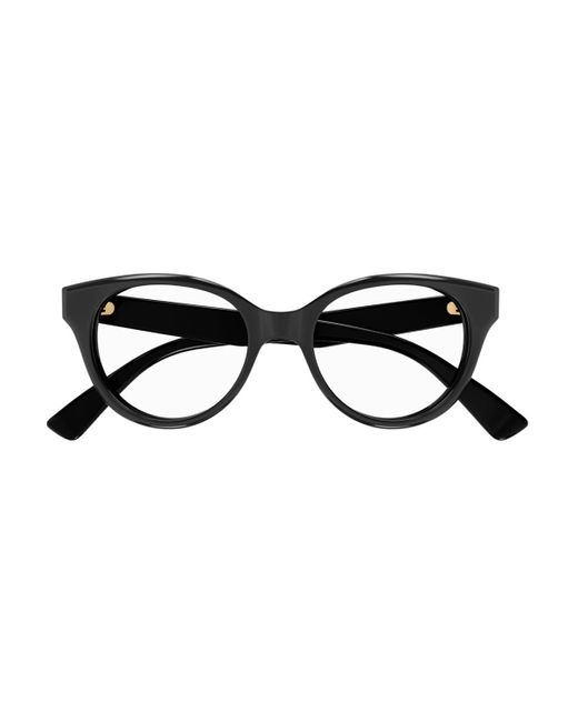 Gucci Black Gg1590O Linea Lettering Eyeglasses