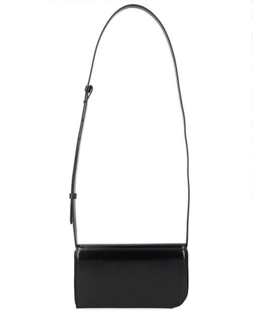 Jacquemus White Shoulder Bag Curve Leather