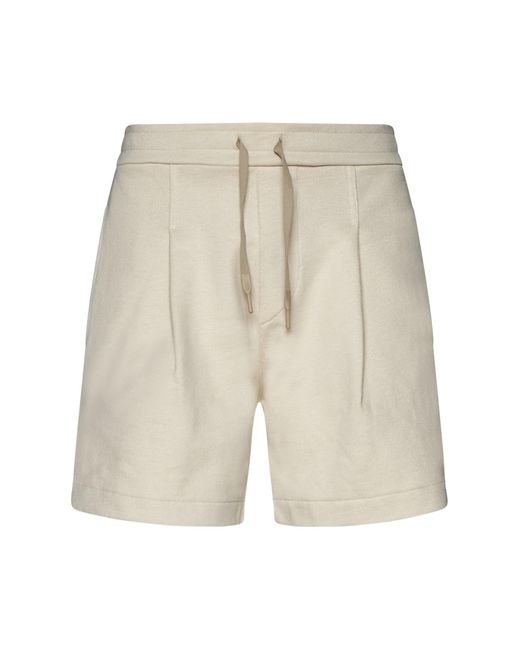 A PAPER KID White Shorts for men