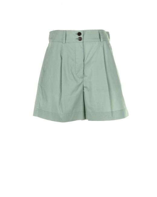 Woolrich Green Cotton Shorts