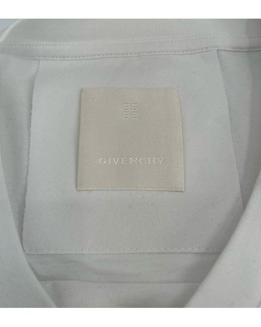 Givenchy White Logo T-Shirts for men
