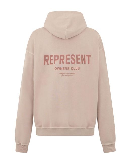 Represent Natural Hooded Sweatshirt Cotton Jumpers for men