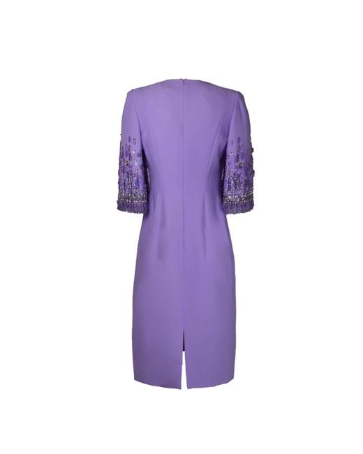 Jenny Packham Purple Dress