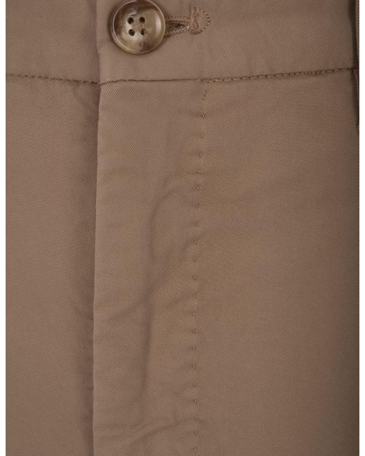 Incotex Natural Tight Fit Trousers for men