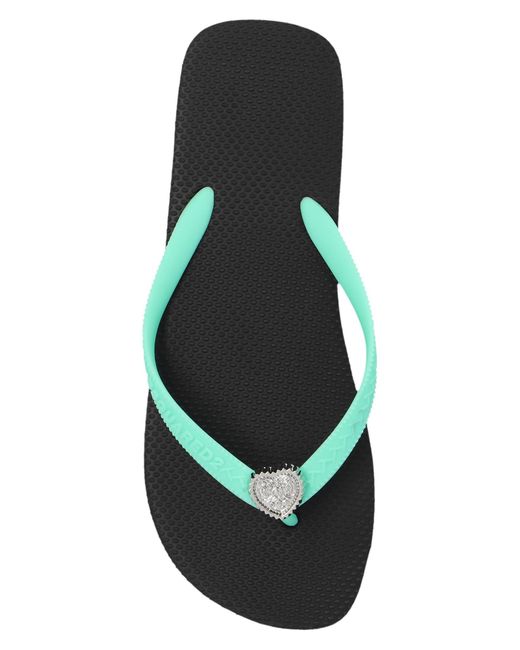 DSquared² Green Flip-Flops With Logo