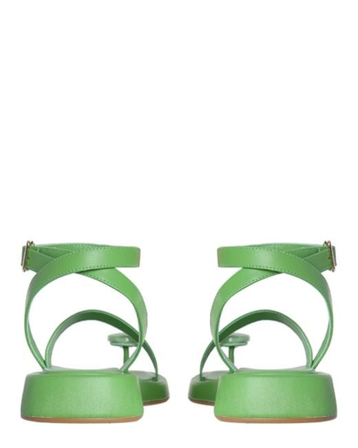 Gia Borghini Green Rosie Sandals Covered Sole: 3 C