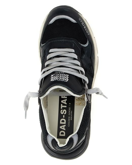 Golden Goose Deluxe Brand Black 'Running Dad' Sneakers