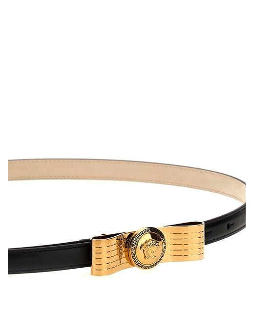 Versace White Calfskin Regular Belt