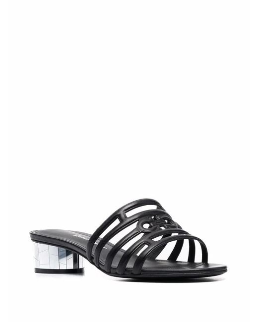 Ferragamo White Finn Sandal